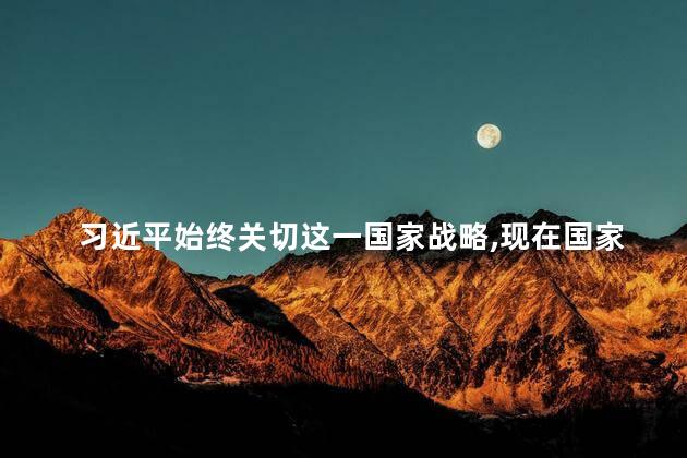 习近平始终关切这一国家战略，现在国家是什么战略
