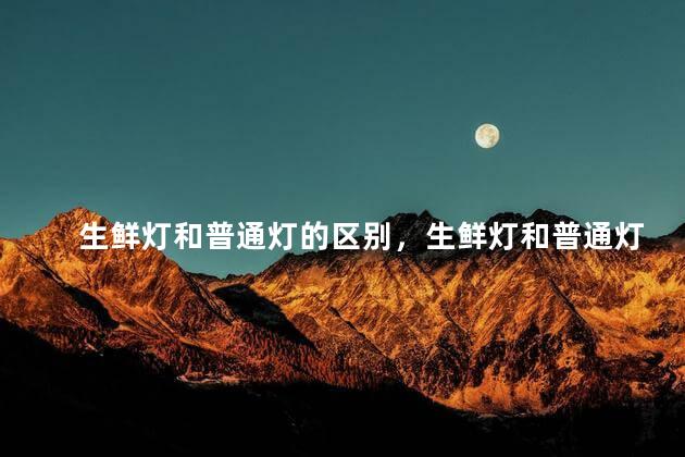 生鲜灯和普通灯的区别，生鲜灯和普通灯的不好之处